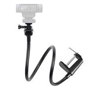 Senmubery Camera Bracket with Enhanced Desk Jaw Clamp Flexible Gooseneck Stand for Webcam Brio 4K C925E C922X C922