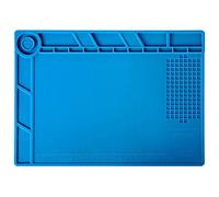 Senmubery S-140 Magnetic Insulation Silicone Soldering Mat Magnetic Repair Mat, Heat Resistant Work Mat 932°F for Repair Electronics