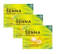 Senna Constipation Relief 7.5mg Tablet Adult -3 Pack Tablets, Effective Adult Relief - Fylde Clinic