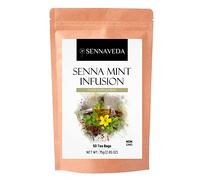Sennaveda Senna Mint Infusion - 50 Tea Bags | Herbal Tea | Digestive Health | Detox Tea | Laxative