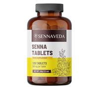 Sennaveda Senna Tablets, 120 Count, Senna Leaf Powder Tablets