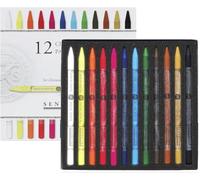 Sennelier 12 Extra Fine Dry Pastel Pencils and 1 Card