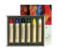 Sennelier 6 Assorted Artists Oil Pastel Box Set. Artists Colour Oil Pastel Set