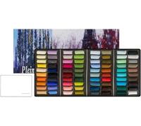 Sennelier 80 half pastels dry pastels soft with ecu, OPENLUCHT and 1 Postcards