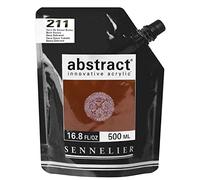Sennelier Abstract Acrylic 500ml Pouch, Burnt Sienna, (10-121521-211)