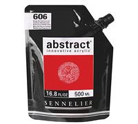 Sennelier Abstract Acrylic Paint Pouch, 120ml, Caput Mortuum