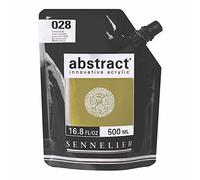 Sennelier Abstract Acrylic 500ml Pouch, Iridescent Gold, (10-121521-028)