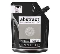 Sennelier Abstract Acrylic 500ml Pouch, Neutral Grey, (10-121521-701)