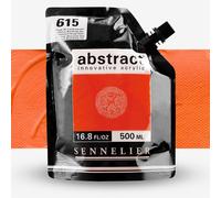 Sennelier : Abstract Acrylic : 500ml : Satin : Cadmium Red Orange Hue