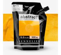 Sennelier : Abstract Acrylic : 500ml : Satin : Cadmium Yellow Deep Hue