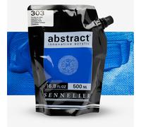 Sennelier : Abstract Acrylic : 500ml : Satin : Cobalt Blue Hue