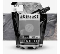 Sennelier : Abstract Acrylic : 500ml : Satin : Neutral Grey