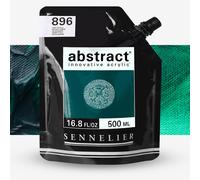 Sennelier : Abstract Acrylic : 500ml : Satin : Phthalocyanine Green