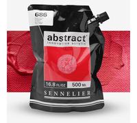 Sennelier : Abstract Acrylic : 500ml : Satin : Primary Red