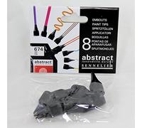 Sennelier Abstract acrylic 8 shape paint tips nozzles