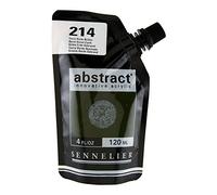 Sennelier : Abstract Acrylic Paint : 120ml : Satin : Burnt Green Earth