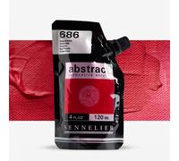 Sennelier : Abstract Acrylic Paint : 120ml : Satin : Primary Red