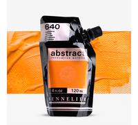 Abstract Acrylic Paint Pouches 120ml Red Orange 640