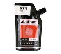 Sennelier : Abstract Acrylic Paint : 120ml : Satin : Vermilion