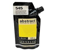 Sennelier Abstract Acrylic Paint Pouch, 4.05 Fl Oz (Pack of 1), Cadmium Yellow Lemon Hue