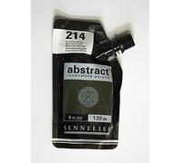 Sennelier Abstract Innovative Acrylic Artist Paint Pouch 120ml (214 Burnt Green Earth)
