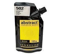 Sennelier Abstract Innovative Acrylic Artist Paint Pouch 120ml (502 Fluorescent Yellow)