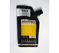 Sennelier Abstract Innovative Acrylic Artist Paint Pouch 120ml (543 Cadmium Yellow Deep Hue)