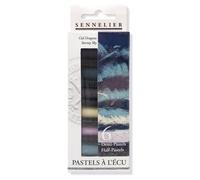 Sennelier Assortment of 6 extra fine semi-pastels with similar colours (thunderstorm)