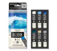 Sennelier Extra Fine Oil Stick 12ml Seascape Set of 6