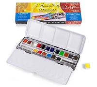 Sennelier Extra-fine Watercolours 12 half pans + 6 gratis