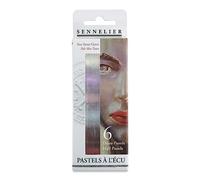 Sennelier Extra-Soft Half Pastel 6 Stick Set, Set of 6, Portrait Light Tones