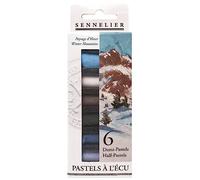 SENNELIER Extra-Soft Half Pastel 6 Stick Set, Set of 6, Winter