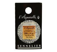 SENNELIER French Artists' Watercolor, Half Pan, Raw Sienna S1