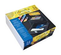 SENNELIER French Artists' Watercolor Wood Box, 28 Piece Set, Multi