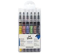 SENNELIER Ink Brush Pen, Set of 6, Trendy