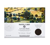 Sennelier La Carte Pastel Card Pochette, 15.75" x 11", Monochromatic Charcoal