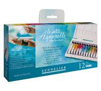 Sennelier La Petite Aquarelle 12 x 10ml Tube Watercolour Paint Set Travel Box