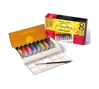 Sennelier Watercolour : TRAVEL BOX SET 8 x 10ml tubes + brush