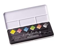 Sennelier Watercolour Metal Tin of 6 Half Pans Intro Set