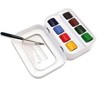 Sennelier Mini Aquarelle Metal Box of 8 Half-pans