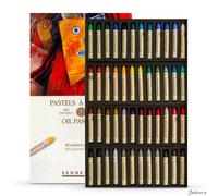 SENNELIER Cardboard Oil Pastel Set, 48 Count (Pack of 1), Multicolor