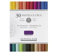 Sennelier Pastels Soft Half ST Assorted, Glass Metal Wood, 30 Count (Pack of 1)