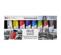Sennelier Rive Gauche Fine Oil Color for Artists, 10 Colors, 21ml Each (10-130303-1)