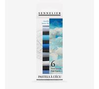 Sennelier : Soft Pastel : Half Stick : Set of 6 : Summer Sky