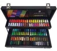 Sennelier Soft Pastels Half Stick Set 120/Pkg-Paris, Soft Pastels in The Shield, Luxury Wooden Box, Made in France