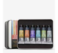 Sennelier : Watercolour Paint : 10ml : Iridescent : Set of 6 : Pastel Metallics