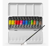 Sennelier : Watercolour Paint : Classic Metal Tin Set Of 12 x 10ml Tubes