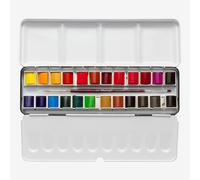 Sennelier - Watercolour Paint - Set of 24 Half Cups