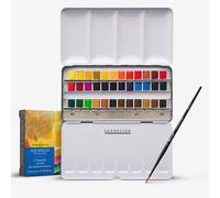 Sennelier : Watercolour Paint : Half Pan : Classic Metal Tin Set of 36