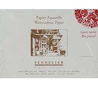 Sennelier - Watercolour Paper - 36 x 26 cm - 20 Sheets - 300 GSM - Hot Pressed - Acid Free